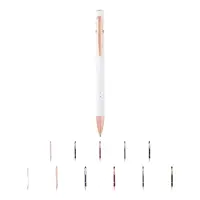 Penna a sfera con finitura oro rosa Nanna refill nero