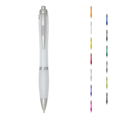 Penna a sfera RCS blu con tuo logo NASH - Immagine 1