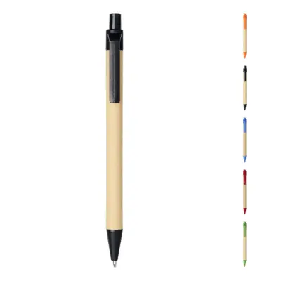 Penna a sfera Berk in cartone riciclato e plastica
