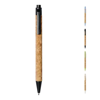 Penna a sfera in sughero e paglia di grano Midar