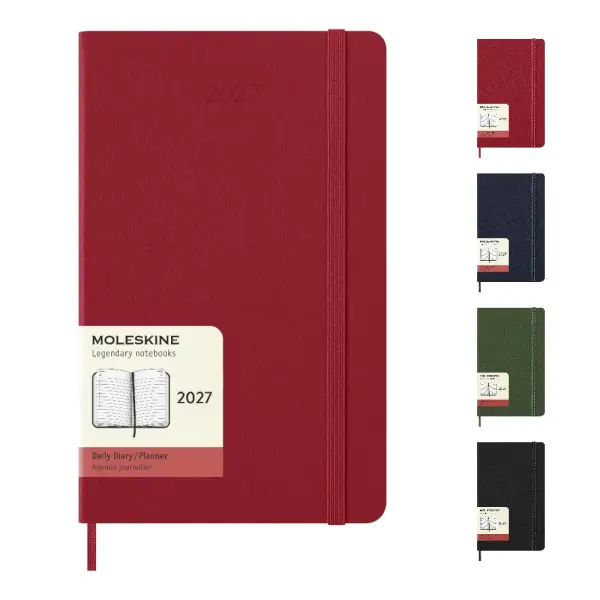 Agenda giornaliera 12 mesi con copertina rigida MOLESKINE - Immagine 1