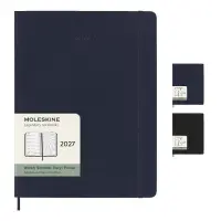 Agenda XL 12 mesi MOLESKINE personalizzabile con copertina morbida