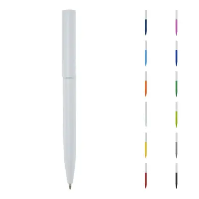 Penna a sfera in plastica riciclata Refill Blu Unix - Immagine 1