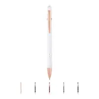 Penna a sfera con finitura oro rosa Nanna refill nero
