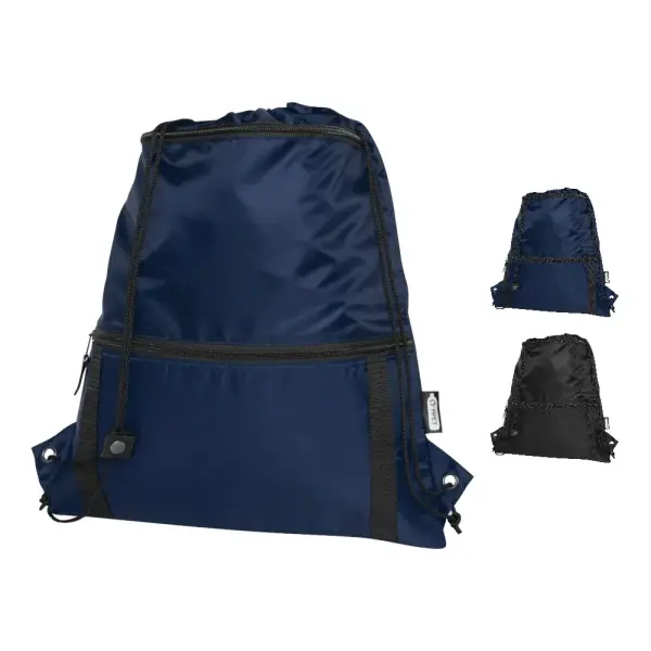 Adventure recycled insulated drawstring bag 9L - Immagine 1