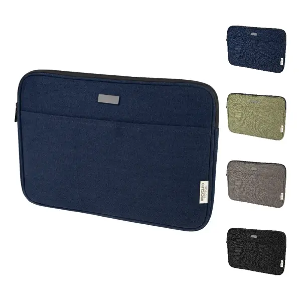 Custodia porta pc 14'' canvas riciclato Oliva - Immagine 1