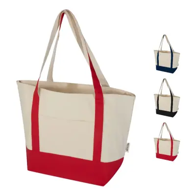 Tote bag in cotone riciclato da 320 g/m2 Sam