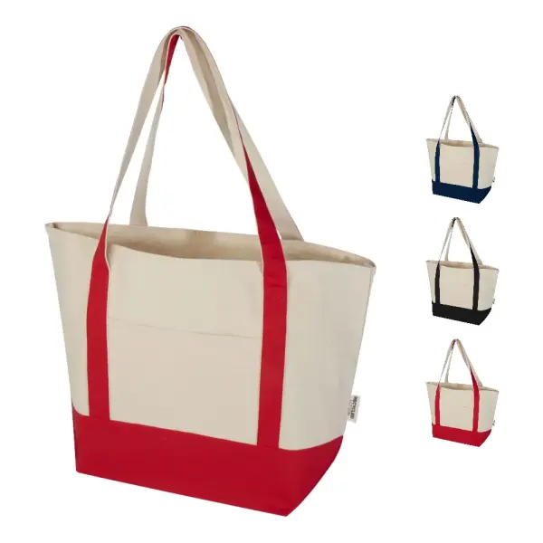 Tote bag in cotone riciclato da 320 g/m2 Sam - Immagine 1