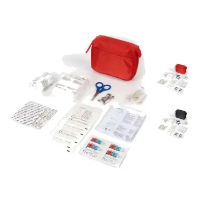 Kit di primo soccorso BASIC 31 pezzi in nylon con stampa del tuo logo - Immagine 1