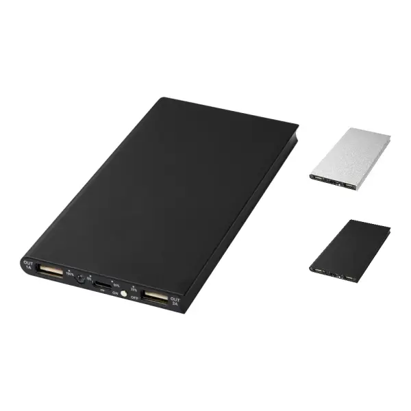 Power bank in alluminio da 8000 mAh Plate - Immagine 1