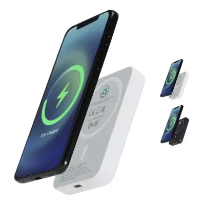 Power bank magnetico wireless 5.000 mAh 15 W Acrab - Immagine 1