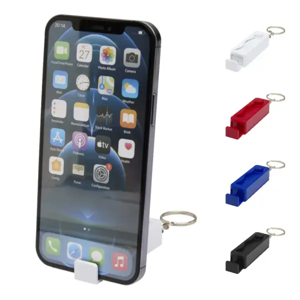 Aggia recycled plastic phone stand with fidget toy - Immagine 3