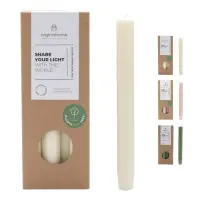 Candela Dinner Matcha verde originalhome personalizzabile