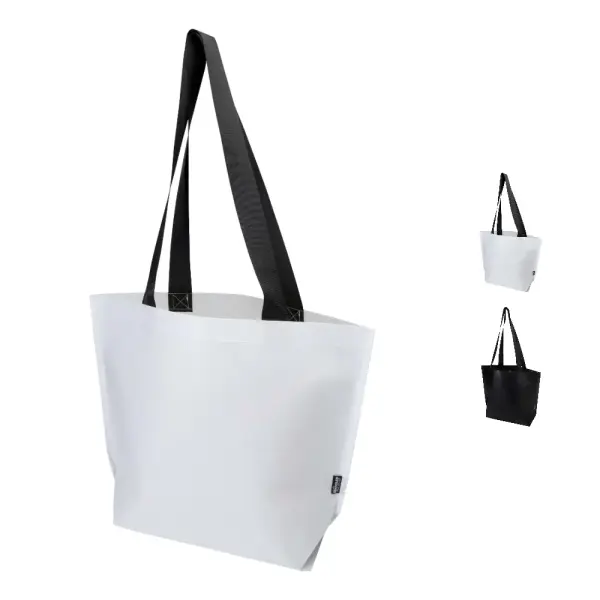 Tote bag tessuto doppioLaminato riciclato 18L Duo - Immagine 1