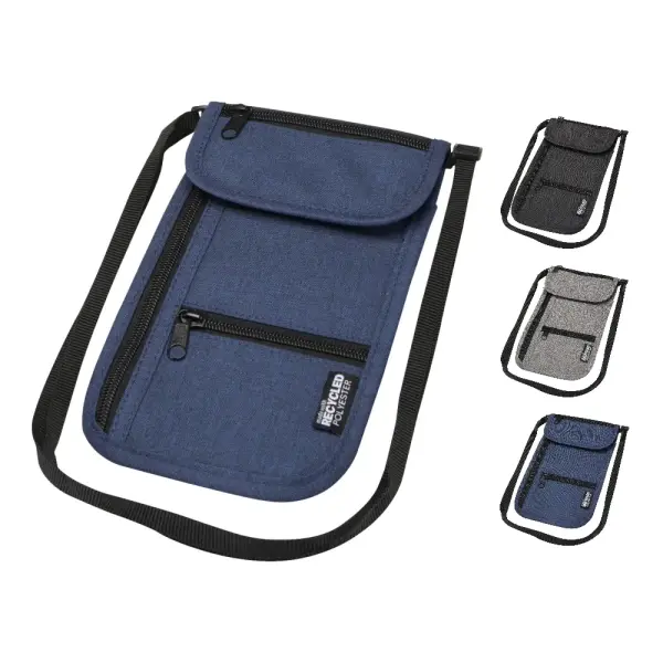 Custodia da viaggio smart tessuto riciclato Ross - Immagine 1