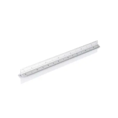 Aluminium triangle rule - 30cm - Immagine 1