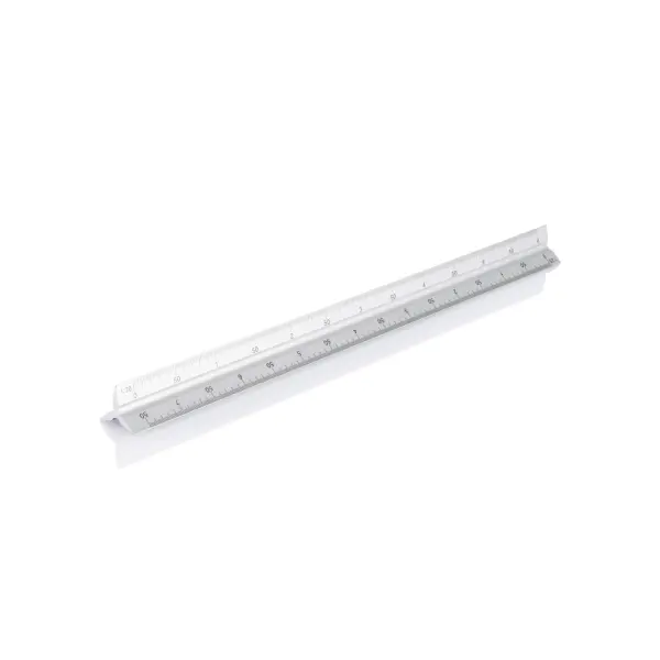 Aluminium triangle rule - 30cm - Immagine 1