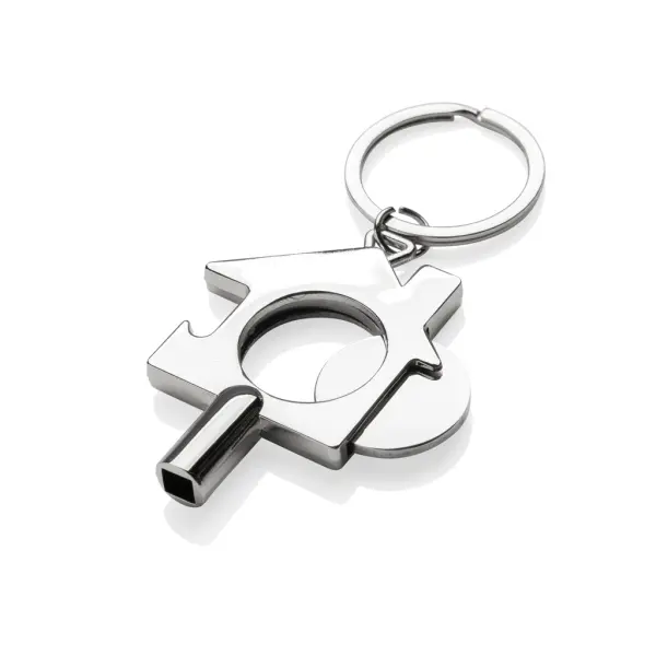 Portachiavi 3in1 in lega di zinco RCS - Immagine 1