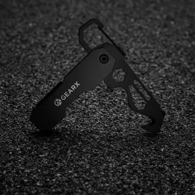 Gear X foldable EDC tool with carabiner and parcel cutter - Immagine 11