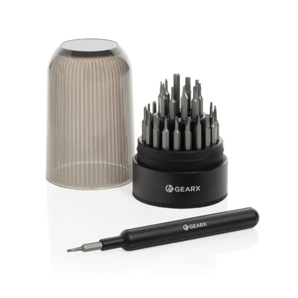 Set di cacciaviti 31 in 1 GEAR X personalizzabile in custodia premium - Immagine 1