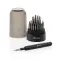 Set di cacciaviti 31 in 1 GEAR X personalizzabile in custodia premium - Anteprima 1
