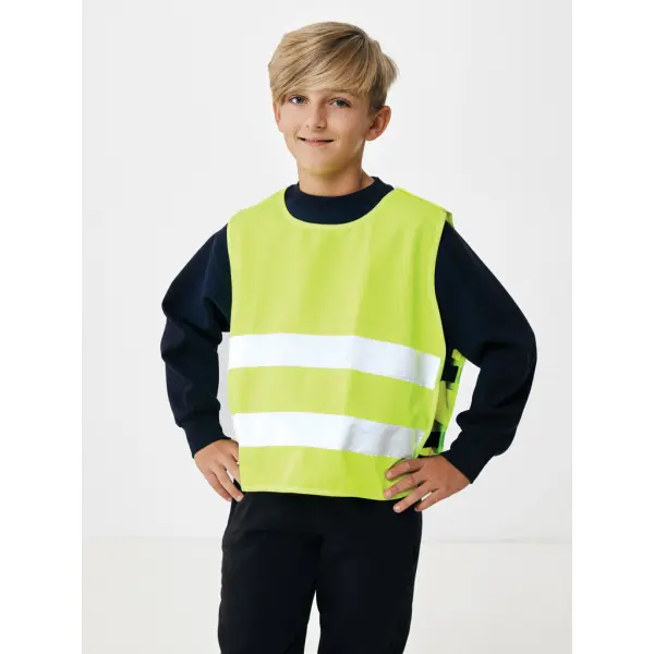 GRS recycled PET high-visibility safety vest 7-12 - Immagine 2