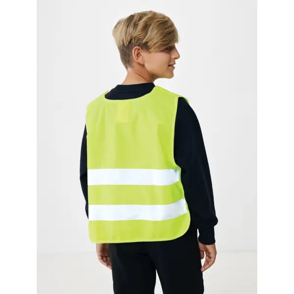 GRS recycled PET high-visibility safety vest 7-12 - Immagine 3