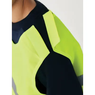GRS recycled PET high-visibility safety vest 7-12 - Immagine 5