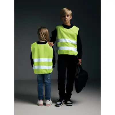 GRS recycled PET high-visibility safety vest 7-12 - Immagine 10
