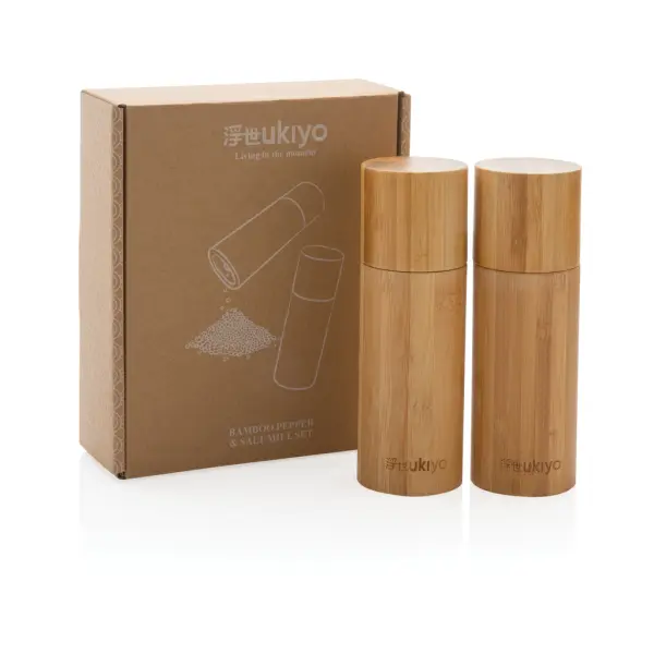 Set sale e pepe Ukiyo in bambù - Immagine 4