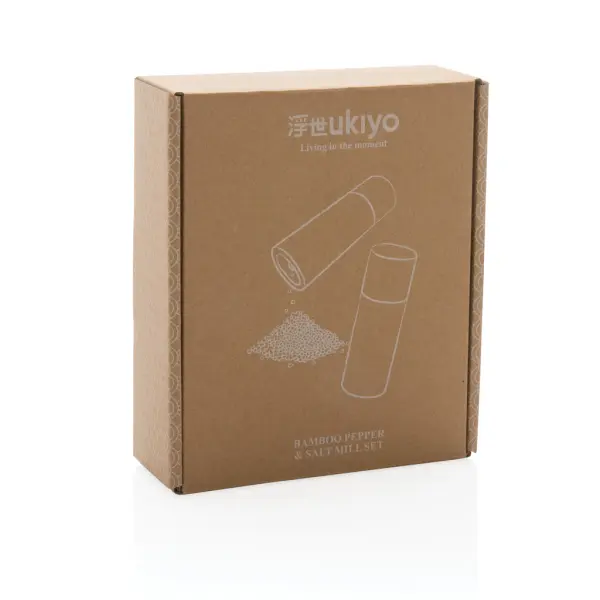 Set sale e pepe Ukiyo in bambù - Immagine 8