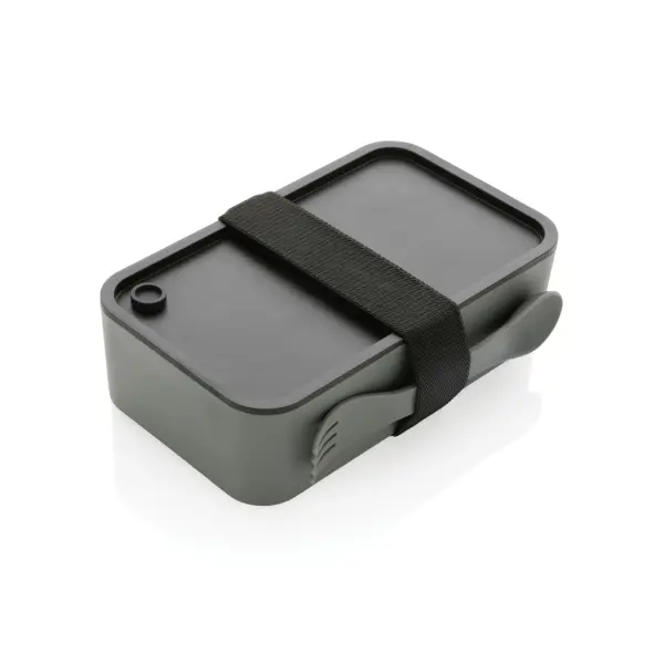 GRS recycled PP lunch box with spork - Immagine 2