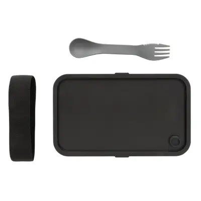 GRS recycled PP lunch box with spork - Immagine 5