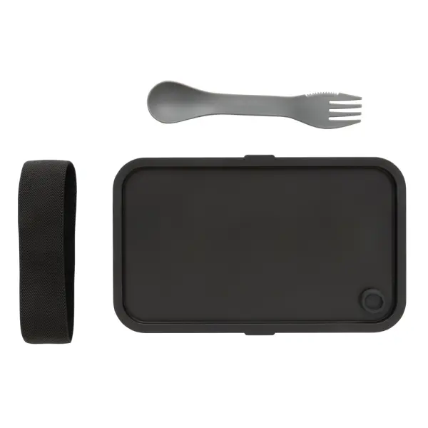 GRS recycled PP lunch box with spork - Immagine 5