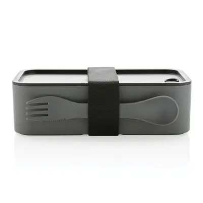 GRS recycled PP lunch box with spork - Immagine 6