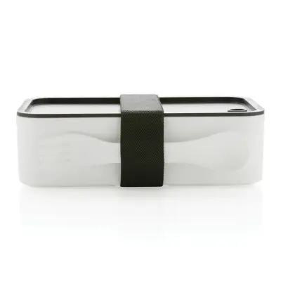 GRS recycled PP lunch box with spork - Immagine 15