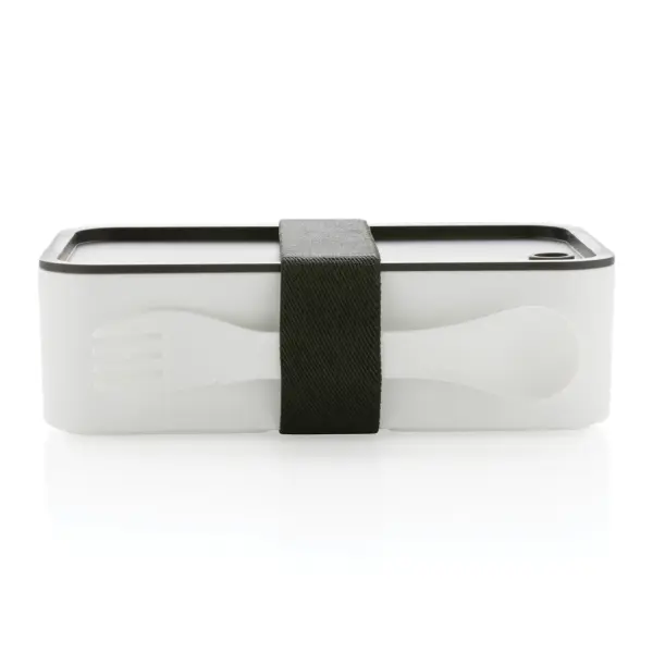 GRS recycled PP lunch box with spork - Immagine 15