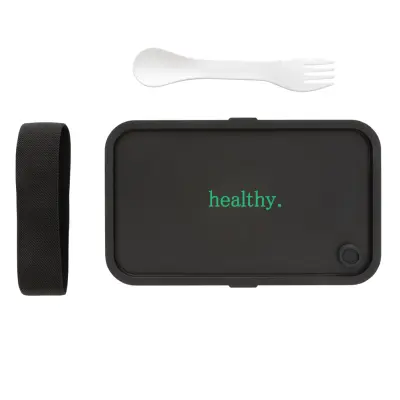 GRS recycled PP lunch box with spork - Immagine 18