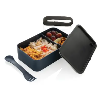 GRS recycled PP lunch box with spork - Immagine 21
