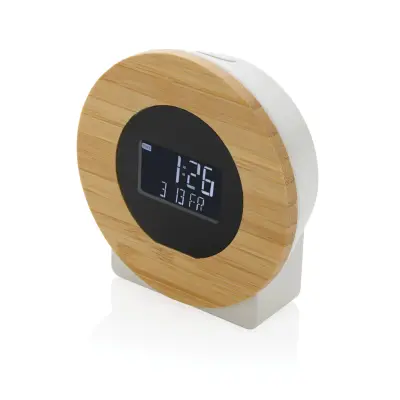Utah RCS rplastic and bamboo LCD desk clock - Immagine 1
