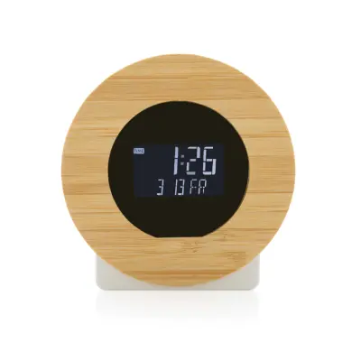 Utah RCS rplastic and bamboo LCD desk clock - Immagine 2