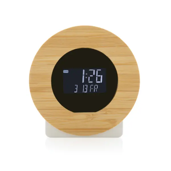 Utah RCS rplastic and bamboo LCD desk clock - Immagine 2