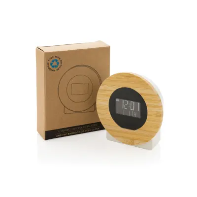 Utah RCS rplastic and bamboo LCD desk clock - Immagine 4