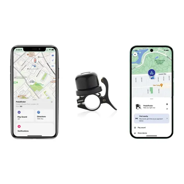 Campanello bici FINDER BIKE DUAL RCS con stampa, IPX5 - Immagine 2