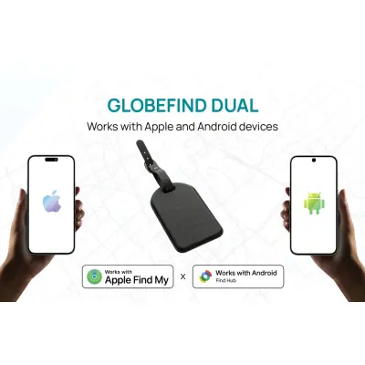 Etichetta bagaglio finder GLOBFIND DUAL RCS personalizzabile - Immagine 3