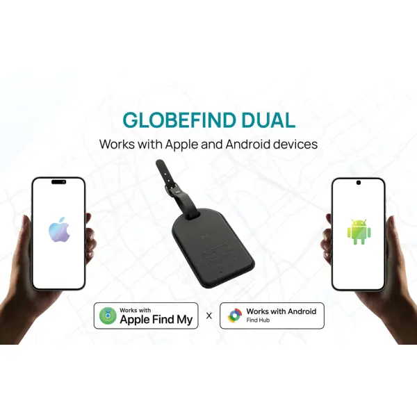 Etichetta bagaglio finder GLOBFIND DUAL RCS personalizzabile - Immagine 3