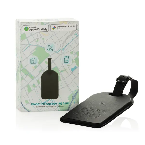 Etichetta bagaglio finder GLOBFIND DUAL RCS personalizzabile - Immagine 2