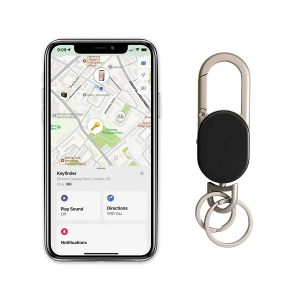 Keyfinder keychain with worldwide locating and USB C - Immagine 6