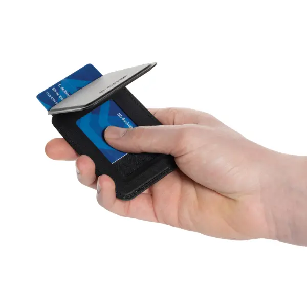 Magstand RCS recycled PU magnetic phone wallet with stand - Immagine 4