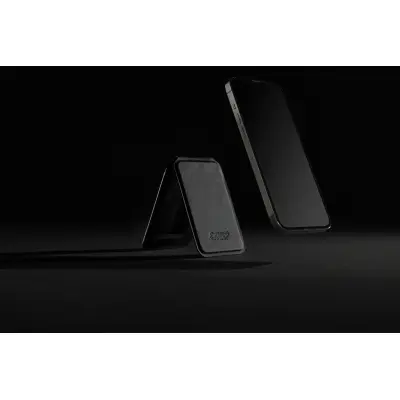 Magstand RCS recycled PU magnetic phone wallet with stand - Immagine 9